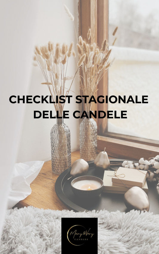 CHECKLIST STAGIONALE  DELLE CANDELE